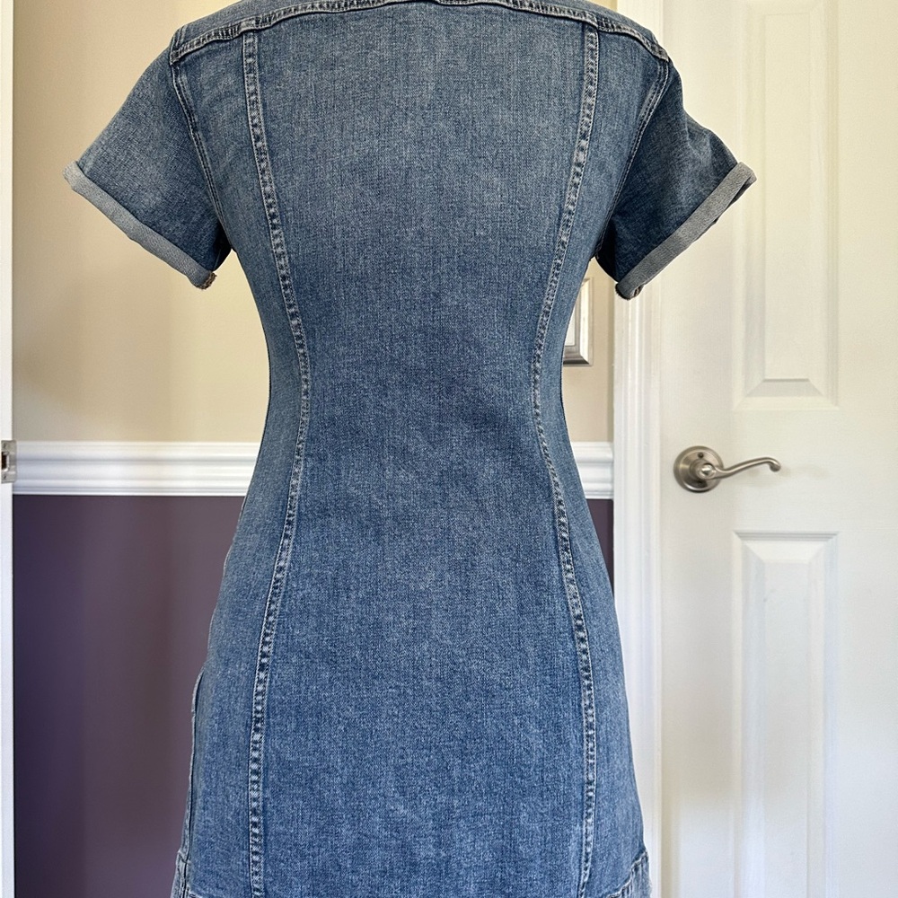 Denim / Jean Button up Dress - Picture 4 of 5
